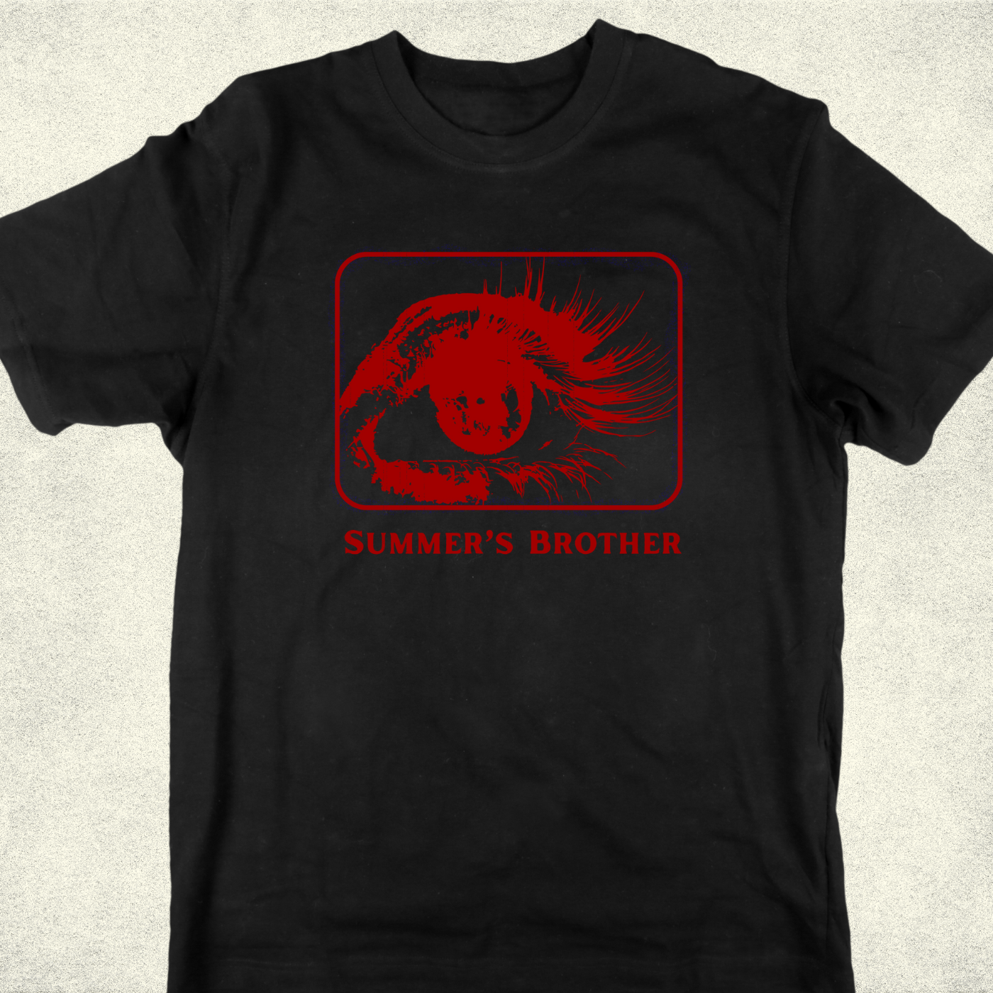 Summer's Brother Tee - Black/Red