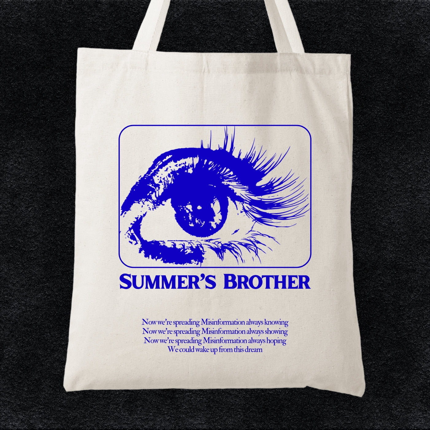 Summer's Brother Tote Bag (Blue)